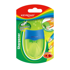 KeyRoad Hegyező 2 lyukú tartályos Keyroad Mellow vegyes színek hegyező