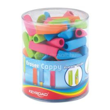 KeyRoad Radír, ceruzavégre PVC mentes 72 db/display Cappy vegyes színek (KEYROAD_38470) radír