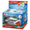 KeyRoad Radír, PVC mentes 36 db/display Keyroad Triangular vegyes színek