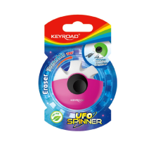 KeyRoad Radír, PVC mentes Keyroad Ufo Spinner vegyes színek radír
