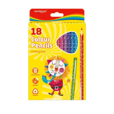 KeyRoad színes ceruza készlet háromszögletű,18 szín (KR971275) színes ceruza