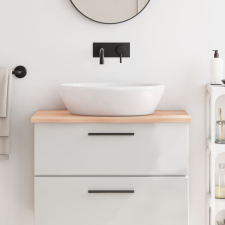  kezeletlen tömör fa fürdőszobai pult 80x60x2 cm építőanyag