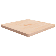  kezeletlen tömör tölgyfa négyzet asztallap 70x70x4 cm bútor