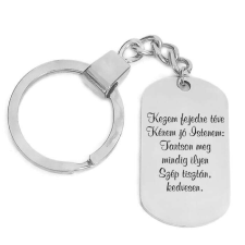  Kezem fejedre téve... kulcstartó, választható több formában és színben kulcstartó
