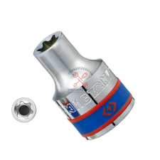  Kézi torx dugókulcs fej 1/2" rövid E10 dugókulcs