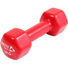  Kézisúlyzó vinyl Aktivsport 3 kg piros kézisúlyzó