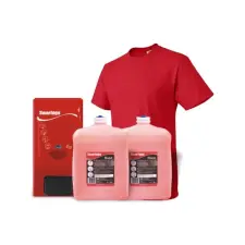 Kéztisztító PR SET (2db Red 4l utánt.+adagoló+ póló) Swarfega munkaruha