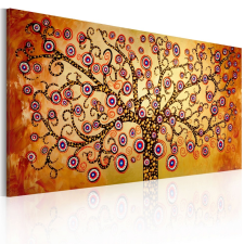  Kézzel festett kép - Peacock tree 120x60 grafika, keretezett kép