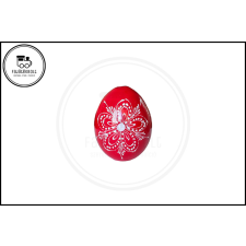  Kézzel festett Piros Tojás &#039;J&#039; fajáték