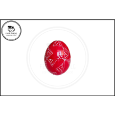  Kézzel festett Piros Tojás &#039;K&#039; fajáték