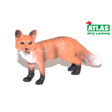 Kézzel festett róka figura 7 cm játékfigura