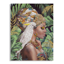  Kézzel készített falfestmény kloe függőleges 90x3x120cm grafika, keretezett kép