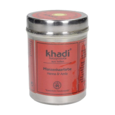 Khadi henna és amla növényi hajfesték fémdobozban 150g hajfesték, színező