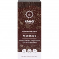 Khadi Növényi hajfesték - hamvasbarna - 100g hajfesték, színező