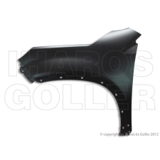  Kia Sorento 2009.12.01- Első sárvédő, bal (díszléc lyukkal) (0Y8Z) karosszéria elem