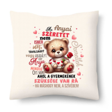  Kicsi díszpárna, Anyák napja, Az anyai szeretet nem ismer időt ajándéktárgy