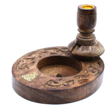 Kicsi Mangófa "Folyékony Füst" Füstölőállvány - Brass Buddha füstölőtartó