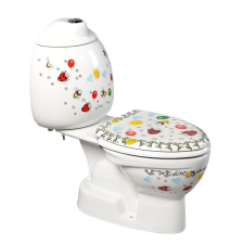  KID gyermek kombi WC tartállyal, hátsó kifolyású, színes mintával (CK311.400.0F) szaniter
