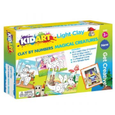 KIDART Kid art: gyurmázz számok szerint! modellező gyurma készlet - varázslatos lények gyurma