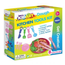 KIDART Kid art: konyhai sütés-főzés gyurmakészlet, 8 színű kreatív és készségfejlesztő