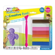 KIDART Kid Art: Modellező gyurma készlet, 12 db-os - Óceán gyurma