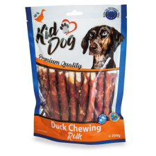 KIDDOG Mixed Chewing Rolls - jutalomfalat (kacsa, bivalybőr) kutyák részére (250g), 8mm, 12cm jutalomfalat kutyáknak