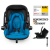 KIDDY KIDDY Autosedačka Evoluna i-size 2 + Isofix základňa 40-83 cm Summer Blue