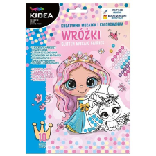 KIDEA Mozaikkép készítő - Tündérek - rózsaszín kreatív és készségfejlesztő