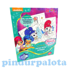 Kidiz Shimmer & Shine Szám szerinti színező 7010 Kiddo Books kreatív és készségfejlesztő