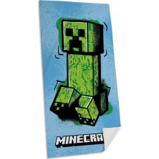 Kids Euroswan Minecraft Creeper fürdőlepedő, strand törölköző 70x140cm (MNC-437T) lakástextília