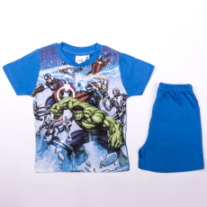 Kids Licencing Rövid ujjú pamut gyerek pizsama - Bosszúállók - Ultron - sötétkék - 104