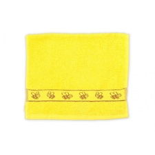  KIDS sárga gyerek törölköző 30x50 cm lakástextília