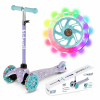 Kidwell Uno háromkerekű gyerek Roller LED kerekekkel, Cica - Lila