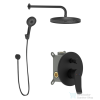 Kielle Nefia falsík alatti zuhanyrendszer fejzuhannyal, belső egységgel, matt fekete 20627SP34