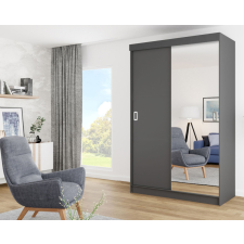 Kier Bill 1 138 Tolóajtós Szekrény 138cm, Grafit bútor