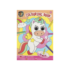  Kifestőkönyv mozgó szemekkel, 27x19, 5 cm, 20 oldal kreatív és készségfejlesztő