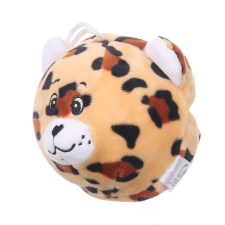  Kifordítható plüss labda - párduc-nyuszi - 10cm plüssfigura