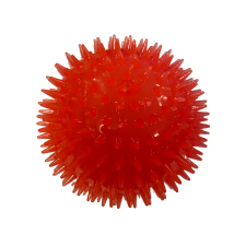  Kiharaphatatlan fogtisztító labda kutyáknak, 12 cm, piros játék kutyáknak