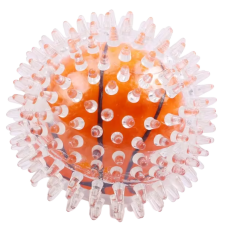  Kiharaphatatlan, fogtisztító, tüskés labda kutyáknak, 9 cm, kosárlabda játék kutyáknak
