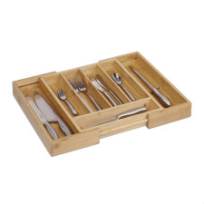Kihúzható bambusz evőeszköztálca 31,5-49 x 37 cm 10016098 papírárú, csomagoló és tárolóeszköz