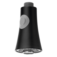  kihúzható zuhanyfej mosogató-csaptelephez. 1/2". matt fekete csaptelep