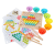 KIK Oktatási montessori gyöngygolyó mozaik puzzle 77el.