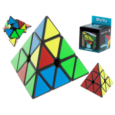 KIK PYRAMINX puzzle kocka játék Black MoYu oktatójáték