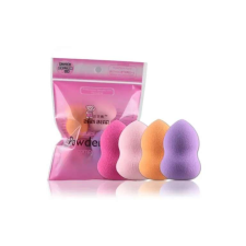 KIK Sminkszivacs, make-up szivacs készlet, 4 db smink kiegészítő