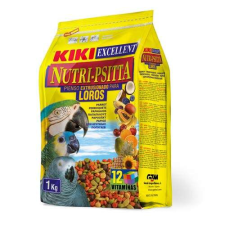 KIKI NUTRI-PSITTA 1kg gyümölcsös granulált eleség nagypapagájoknak madáreledel