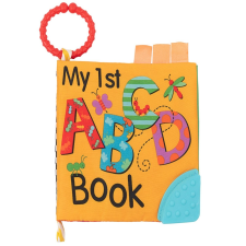 Kikka Boo készségfejlesztő textil könyv és rágóka ABC rágóka