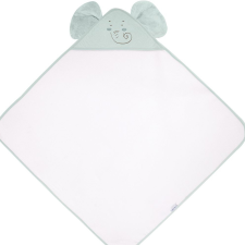 Kikkaboo fürdõlepedõ kapucnis 90x90cm elefántos menta babatörülköző, kifogó
