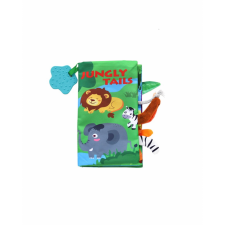 Kikkaboo Kikkaboo készségfejlesztõ textil könyv és rágóka jungly tails rágóka