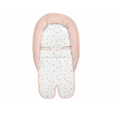 Kikkaboo memóriahabos szűkítő betét autós hordozóba, rózsaszín szívek babakocsi kiegészítő