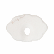 Kikkaboo párna &#8211; laposfejűség elleni memóriahabos ergonomikus Airknit felhő fehér babaágynemű, babapléd